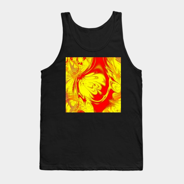 Yellow, orange and red II Tank Top by TiiaVissak